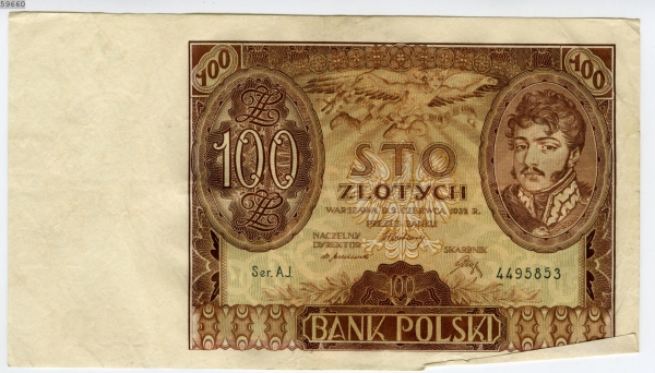Banknot 100 złz 1932 roku