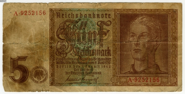 Banknot 5 marek niemieckich