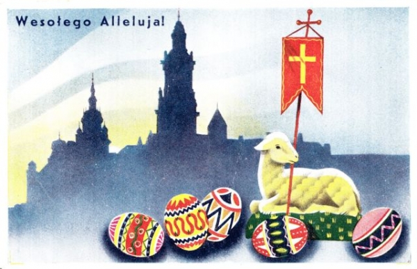 Pocztówka okolicznościowa -  Wesołego Alleluja