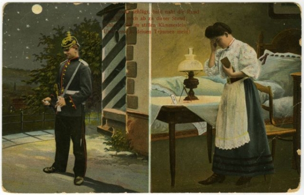 Pocztówka okolicznościowa - pamiątka z wojska