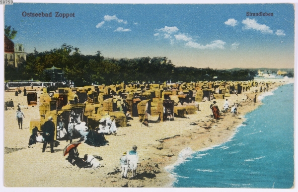 Pocztówka - uzdrowisko Sopot