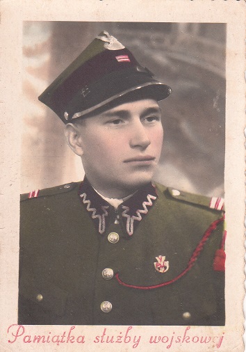 Fotografia mężczyzny - pamiątka z wojska