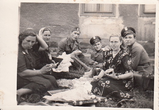 Fotografia - pamiątka z wojska \